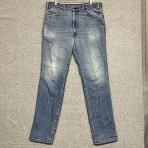 Vintage 80s Levi's Jeans Mens‎ 36x34 Silver Medal 865 Blue Straight Leg